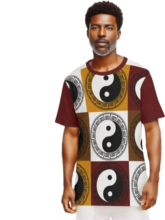 Yin Yang Men's O-Neck T-Shirt Organic Cotton