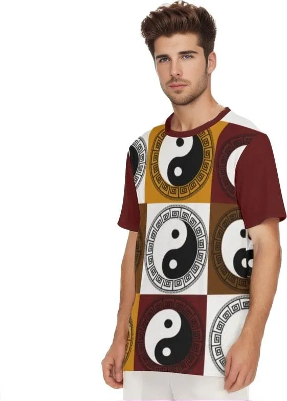 Yin Yang Men's O-Neck T-Shirt Organic Cotton