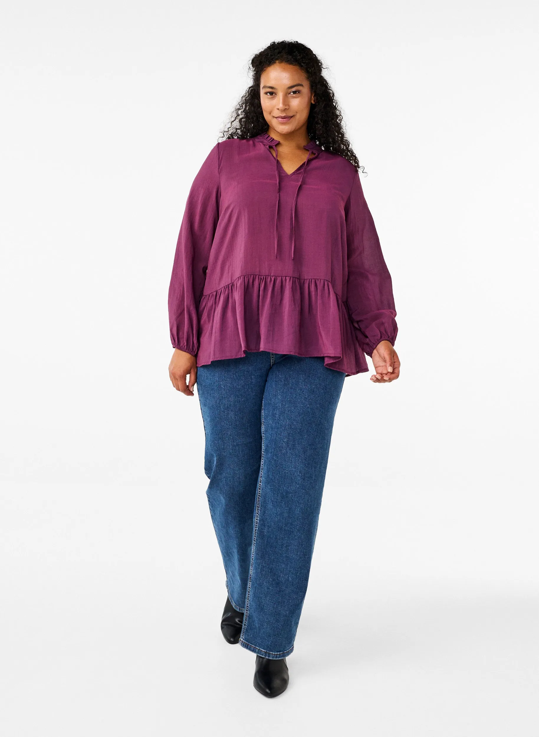 Zizzi Talua Blouse in Purple