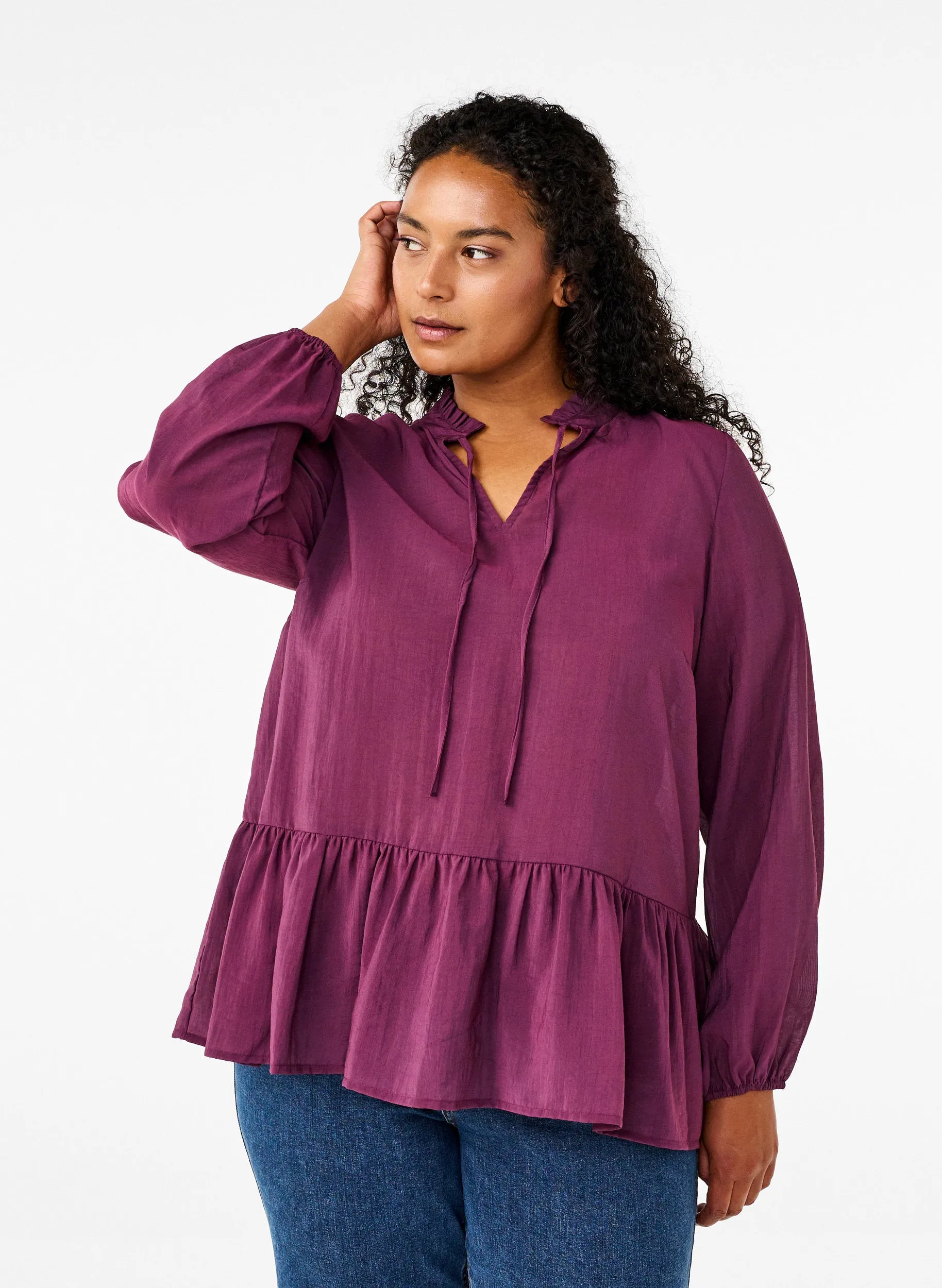 Zizzi Talua Blouse in Purple